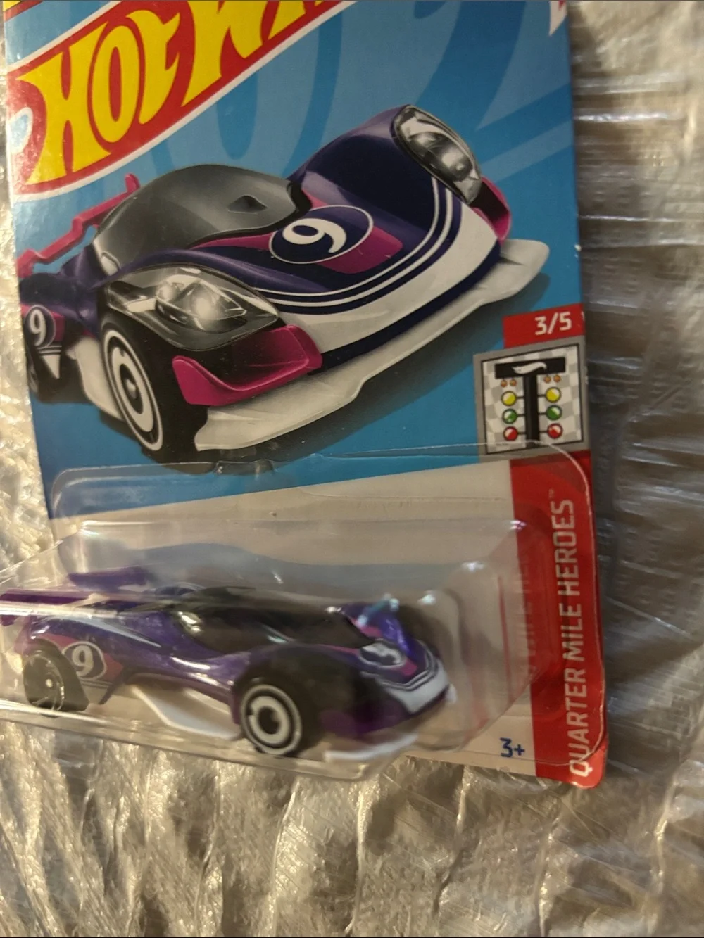Hot Wheels Purple Race Car - Sleek Collectible